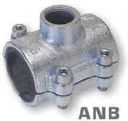 Akcesoria grzewcze - Gebo Żeliwne obejmy do rur stalowych ANB 1"x3/4" 01.261.28.0302 - miniaturka - grafika 1