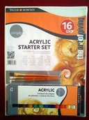 Farby i media malarskie - Daler Rowney ZESTAW DO FARB AKRYLOWYCH SIMPLY ACRYLIC STARTER KIT 1 - miniaturka - grafika 1