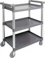Akcesoria gastronomiczne - Stalgast Wózek trzypółkowy / H: 910 mm / D: 835 mm / W: 410 mm / 661035 - miniaturka - grafika 1