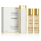 Zestawy perfum damskich - Chanel Coco Mademoiselle Twist And woda perfumowana 3x20ml - miniaturka - grafika 1