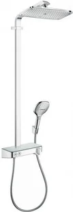 Hansgrohe Raindance Select E 360 ST Zestaw prysznicowy biały/chrom 27288400 - Zestawy prysznicowe - miniaturka - grafika 2
