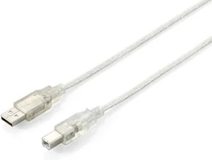 Equip Kabel USB męskie - męskie5 m przezroczysty 128652 - Kable USB - miniaturka - grafika 2