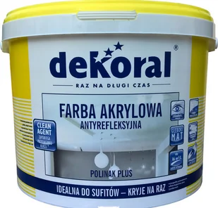 Dekoral Polinak Plus Farba Akrylowa Biała 1 L. - Farby zewnętrzne - miniaturka - grafika 2