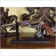 Repliki - broń - Denix GRAWEROWANY KAPISZONOWY COLT REWOLWER NAVY USA 1851r. - miniaturka - grafika 1
