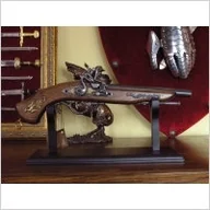 Repliki - broń - WŁOCHY HISTORYCZNY ANGIELSKI Pistolet SKAŁKOWY - miniaturka - grafika 1