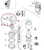 Części i akcesoria do maszyn rolniczych - CNH POMPKA ELEKTRYCZNA FILTRA PALIWA 87802238 - miniaturka - grafika 1