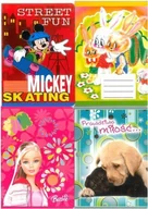 Zeszyty szkolne - Hasta Zeszyt A5 16 kartkowy gładki (mix okładek) - miniaturka - grafika 1