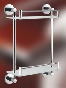 Stella Pólka podwójna/szkło matowe 07.842 - Półki łazienkowe - miniaturka - grafika 2