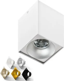 Azzardo Oprawa sufitowa HUGO 1 Biały GM4104 WH - - Lampy sufitowe - miniaturka - grafika 4