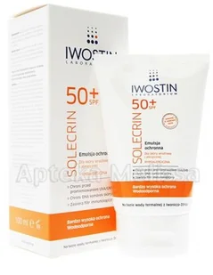 Iwostin Solecrin emulsja ochronna wodoodporna SPF50+ 100ml - Balsamy i kremy do opalania - miniaturka - grafika 2
