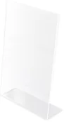 Ramki na zdjęcia - Q-CONNECT Podstawka z plexi , 150x210mm, transparentna KF18033 - miniaturka - grafika 1