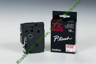 Brother Taśma 18mm RED ON WHITE - Akcesoria do kas i terminali - miniaturka - grafika 12