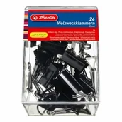 Spinacze i klipsy do papieru - Herlitz KLIPY BIUROWE 32MM - miniaturka - grafika 1