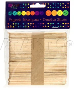 Dalprint Patyczki kreatywne naturalne (50) DP9104 - Pozostałe akcesoria dla plastyków - miniaturka - grafika 2