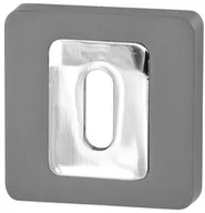 Szyldy i rozety - VDS ROZETA KWADRATOWA KLUCZ R62 ANTRACYT/CHROM 39-0153 - miniaturka - grafika 1