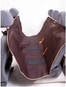 Sprzęt podróżny i transportery dla psów - Kardiff Kardimata Anti Slip Z Zamkiem (Podstawowa) 123X154 Brązowa - Mata Samochodowa Na Tylne Fotele - miniaturka - grafika 1