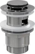 Syfony - Alcaplast ALCA PLAST Spust umywalki click/clack 5/4 metalowy, mały Korek A39 - miniaturka - grafika 1
