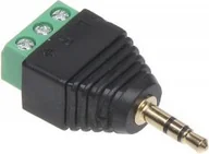 Złącza, przejściówki, adaptery - ABCVISION WTYK JACK-W/S - miniaturka - grafika 1