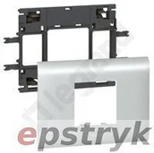 Kanały kablowe - Legrand DLP Uchwyt do osprzętu Mosaic 85mm 2 moduły Alu, 011212, - miniaturka - grafika 1