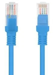 LANBERG Patch cord FTP kat.5e 3m niebieski PCF5-10CC-0300-B - Kable miedziane - miniaturka - grafika 2