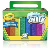 Przybory szkolne - Crayola Kreda tęczowa 48 sztuk - miniaturka - grafika 1