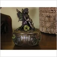 Pudełka i szkatułki - Veronese SECESYJNA Szkatułka Z ANIOŁEM - miniaturka - grafika 1