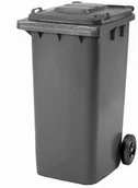 Kosze na śmieci - AJ Pojemnik na śmieci 240 l. antracyt 229033 - miniaturka - grafika 1