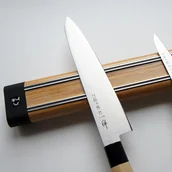 Akcesoria do sztućców - Bisbell magnetyczna listwa do noży 360 mm BMKR20-36-BA - miniaturka - grafika 1