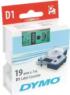 Dymo Taśma D1-19mm/7m, czarny/zielony S0720890 - Inne akcesoria elektryczne - miniaturka - grafika 2