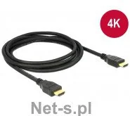 Delock Kabel HDMI, z Ethernet 4K, 1m 84713 - Kable - miniaturka - grafika 3