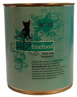 Catz Finefood N.21 Dziczyzna i Karmazyn Puszka 800g 12082 - Mokra karma dla kotów Catz Finefood N.21 Dziczyzna i Karmazyn Puszka 800g 12082 - Mokra karma dla kotów - miniaturka - grafika 2