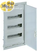 Rozdzielnie elektryczne - Legrand rozdzielnia RWN 3 x 12 drzwi białe 602413 - miniaturka - grafika 1