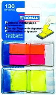 Zakładki INDEKSUJĄCE 45 X 12 MM + 45 X 25 MM 2 X 40 + 1 X 50 KARTEK Z DYSPENSERE - Zakładki indeksujące Zakładki INDEKSUJĄCE 45 X 12 MM + 45 X 25 MM 2 X 40 + 1 X 50 KARTEK Z DYSPENSERE - Zakładki indeksujące - miniaturka - grafika 2