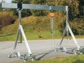 Inne urządzenia budowlane - 99947314 Suwnica bramowa aluminiowa z kołami (udźwig: 1000 kg, szerokość: 4,23m - miniaturka - grafika 1