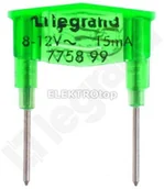 Pozostałe oświetlenie - Legrand LAMPKA ZIELONA 15MA 8-12V~, 775899, - miniaturka - grafika 1