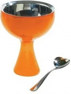 Inne naczynia kuchenne - Alessi Pucharek i łyżka do lodów Big love AMMI01S O - miniaturka - grafika 1