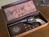 Repliki - broń - Hiszpania OKAZAŁY COLT PEACE MAKER Z 1873 W PUDLE - NABOJE REPLIKA BRONI - miniaturka - grafika 1