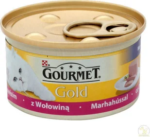 Purina Gourmet 6+2 gratis Gold mus mokra karma dla kota 2x z tuńczykiem, 2x z wątróbkš, 2x z indykiem, 2x z wołowinš 8x85g - Mokra karma dla kotów - miniaturka - grafika 2