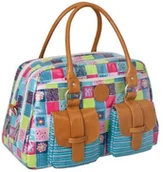 Torby i organizery dla mam - Lassig Torba na akcesoria do przewijania Metro Bag Vintage Flower Quilt LMEB197 - miniaturka - grafika 1