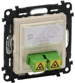 Gniazdka elektryczne - Legrand Valena Life Gniazdo światłowodowe SC / APC Kremowy - 753230 - miniaturka - grafika 1