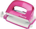 Leitz Dziurkacz Mini WOW metalowy, różowy metalik 50601023 - Przybory szkolne - miniaturka - grafika 3