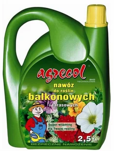 Agrecol Sp z o.o BALKONOWE NAWÓZ DO ROŚLIN BALKONOWYCH ORG-MINER 2,5 L zakupy dla domu i biura 344 - Pozostałe akcesoria do uprawy roślin - miniaturka - grafika 2