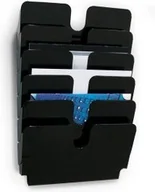 Pojemniki biurowe - Durable FLEXIPLUS A4 6 poziomych pojemników na dokumenty LANDSCAPE, kolor czarny - miniaturka - grafika 1