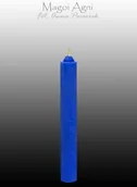 Świece - Magoi Agni Niebieska świeca z wosku 9x1,2cm (5 sztuk) drim10a - miniaturka - grafika 1