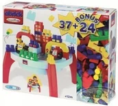 Klocki - Ecoiffier Abrick stolik z kostkami 7744 - miniaturka - grafika 1