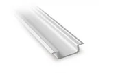 Pozostałe oświetlenie - GTV Profil do taśmy LED wpuszczany GLAX klosz 2m PA-GLAX-AL - miniaturka - grafika 1