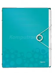 Leitz Teczka SEGREGUJĄCA 6 PRZEKŁADEK PP WOW, TURKUSOWY - Teczki i skoroszyty - miniaturka - grafika 2