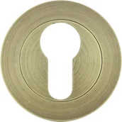 Szyldy i rozety - Domino Rozeta okrągła WKŁADKA NOVA KOLOR BRĄZ GRAFIATTO Szyld NOVA M3 PZ - miniaturka - grafika 1