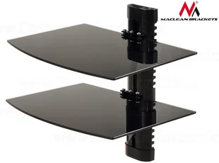 Maclean Uchwyt półka do DVD podwójna 8kg MC-662 - Uchwyty do telewizora - miniaturka - grafika 3