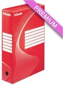 Pudła i kartony archiwizacyjne - ESSELTE Pudło archiwizacyjne 80mm czerwone ES072-3 - miniaturka - grafika 1